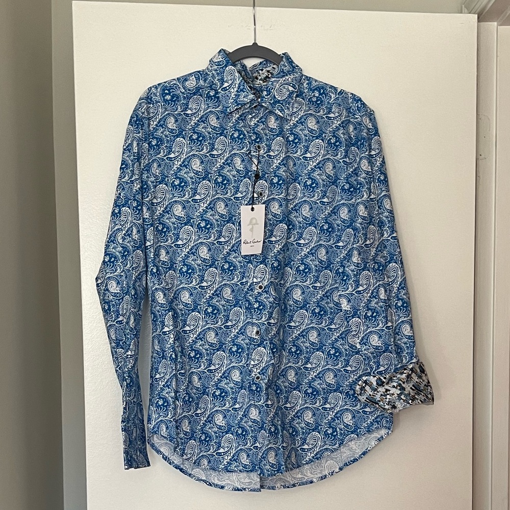 COPY - BNWT long-sleeved Robert Graham button-down shirt